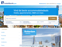 Tablet Screenshot of hotelbank.com